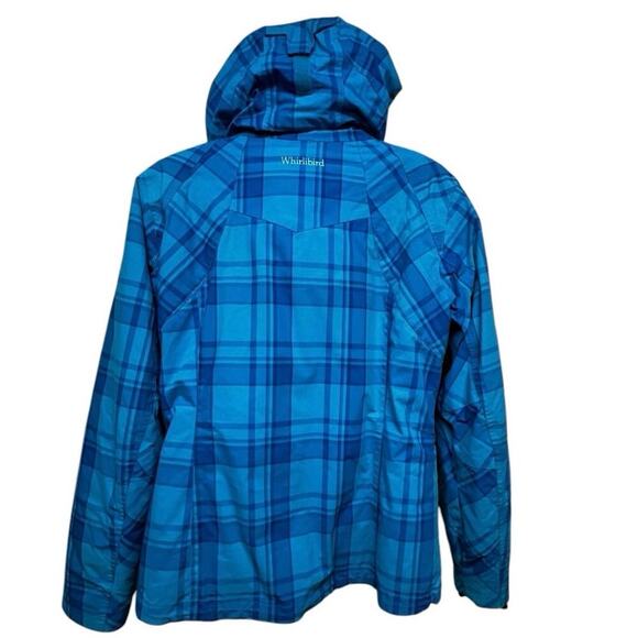 Columbia Blue Whirlibird™ V Interchange Jacket Zip Out Liner Venting Hood Size S - Picture 8 of 16